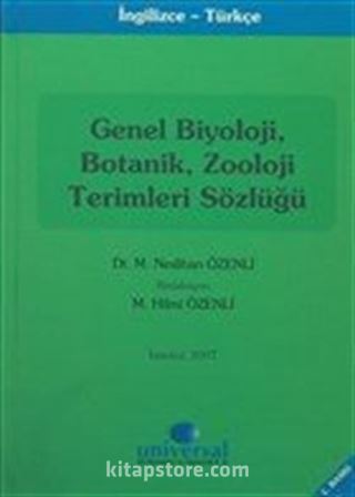 Genel Biyoloji, Botanik, Zooloji Terimleri Sözlüğü