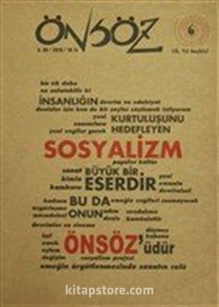 Önsöz Kitap Dizisi Sayı:30-10. Yıl Seçkisi 2015