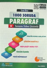 1000 Soruda Paragraf Tamamı Çözümlü Konu Anlatımlı Soru Bankası