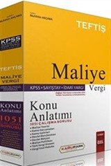 TEFTİŞ Maliye Vergi Hukuku Konu Anlatımı ve 1051 Çalışma Sorusu