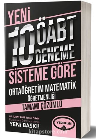 ÖABT Ortaöğretim Matematik Tamamı Çözümlü 10 Deneme (75 Soruluk Yeni Sisteme Göre )