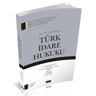 İİBF SBF MYO'lar İçin Türk İdare Hukuku