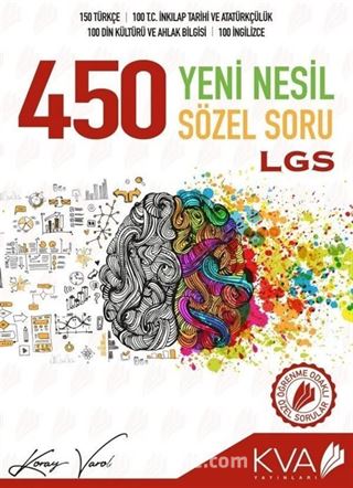 LGS 8. Sınıf 450 Yeni Nesil Sözel Soru Bankası