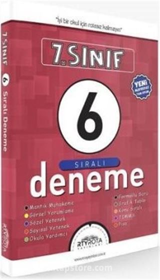 7. Sınıf 6 Sıralı Deneme