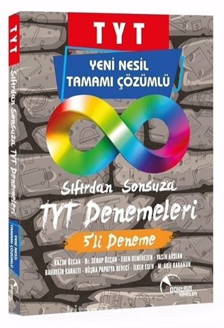 TYT Sıfırdan Sonsuza Denemeleri Yeni Nesil Tamamı Çözümlü 5 Deneme