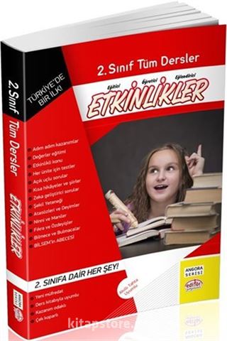 2. Sınıf Tüm Dersler Etkinlikler Kitabı / Angora Serisi