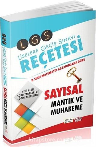 LGS 8. Sınıf Sayısal Mantık ve Muhakeme Reçetesi / Angora Serisi