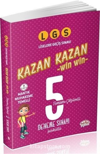 LGS Kazan Kazan Tamamı Çözümlü 5 Deneme Sınavı