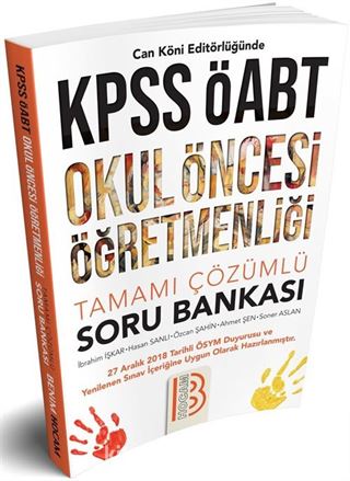 ÖABT Okul Öncesi Öğretmenliği Tamamı Çözümlü Soru Bankası