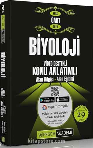 2019 KPSS ÖABT Biyoloji Video Destekli Konu Anlatımlı