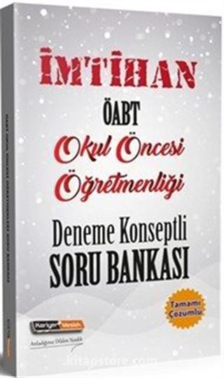 2019 İmtihan ÖABT Okul Öncesi Öğretmenliği Deneme Konseptli Soru Bankası