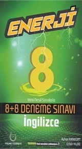 8. Sınıf İngilizce Enerji 8 Artı 8 Deneme Sınavı