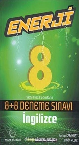 8. Sınıf İngilizce Enerji 8 Artı 8 Deneme Sınavı