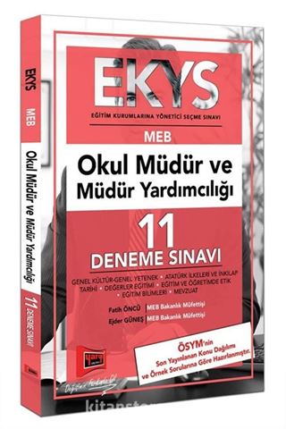 EKYS MEB Okul Müdür ve Müdür Yardımcılığı 11 Deneme Sınavı