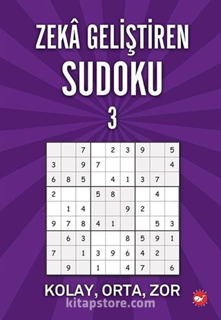 Zeka Geliştiren Sudoku Kolay-Orta-Zor 3