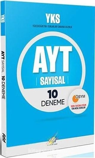 YKS AYT Sayısal 10 Deneme