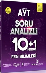 AYT Fen Bilimleri Soru Analizli 10 Artı 1 Deneme