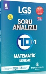 8. Sınıf LGS Matematik Soru Analizli 10 Artı 1 Deneme