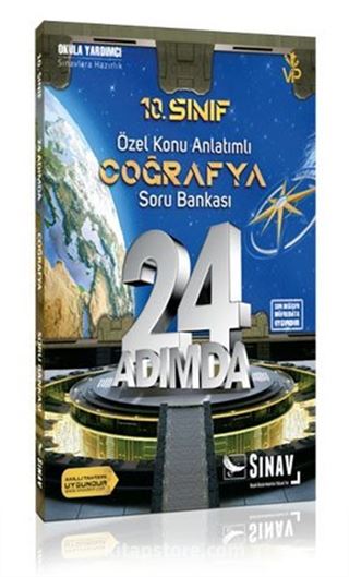 10. Sınıf Coğrafya 24 Adımda Özel Konu Anlatımlı Soru Bankası