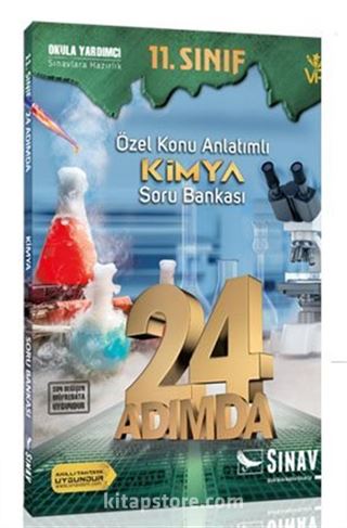 11. Sınıf Kimya 24 Adımda Özel Konu Anlatımlı Soru Bankası