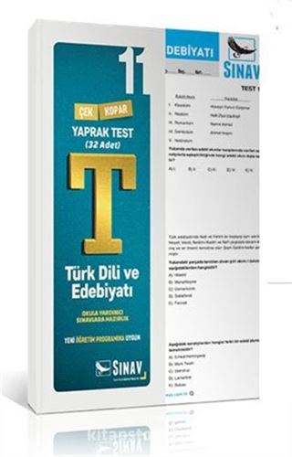 11. Sınıf Türk Dili ve Edebiyatı Yaprak Test