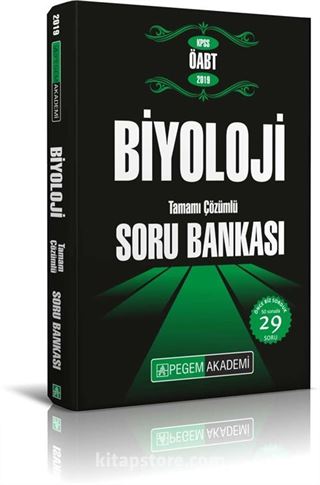 2019 KPSS ÖABT Biyoloji Tamamı Çözümlü Soru Bankası