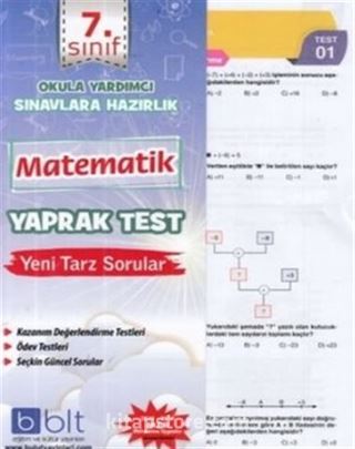 7.Sınıf Matematik Yaprak Test