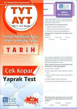 TYT AYT Tarih Yaprak Test