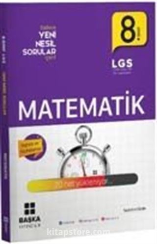 8. Sınıf Matematik Yeni Nesil Soru Bankası