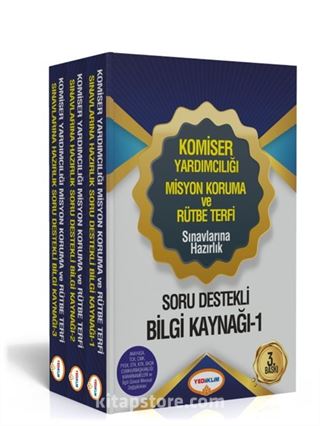 Komiser Yardımcılığı Misyon Koruma ve Rütbe Terfi Sınavlarına Hazırlık Soru Destekli Bilgi Kaynağı Seti