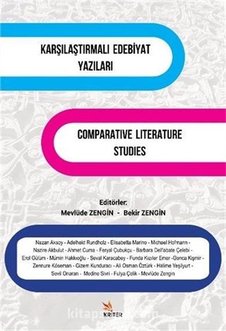 Karşılaştırmalı Edebiyat Yazıları Comparative Literature Studies