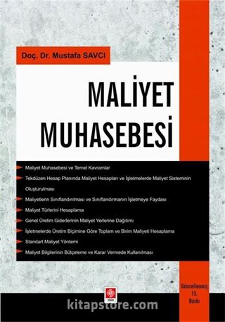 Maliyet Muhasebesi