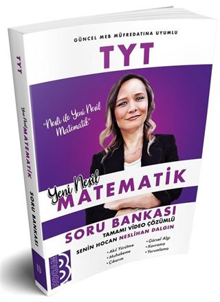 YKS-TYT Yeni Nesil Matematik Tamamı Video Çözümlü Soru Bankası