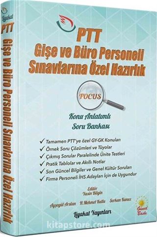 2019 1 PTT Gişe ve Büro Personeli Sınavlarına Özel Hazırlık Konu Anlatımlı Soru Bankası