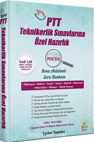 2019 PTT Teknikerlik Sınavlarına Özel Hazırlık Konu Anlatımlı Soru Bankası