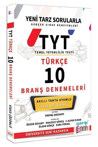 TYT Lemma Türkçe Video Çözümlü 10 Branş Denemeleri