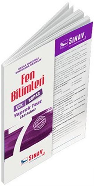 7. Sınıf Fen Bilimleri Yaprak Test