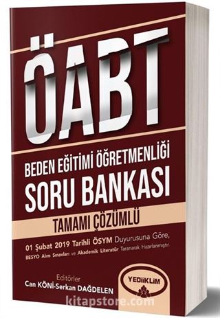 ÖABT Beden Eğitimi Öğretmenliği Tamamı Çözümlü Soru Bankası