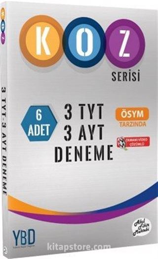 TYT AYT KOZ Deneme Serisi 6 Deneme