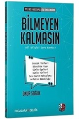 Bilmeyen Kalmasın Dil Bilgisi Soru Bankası