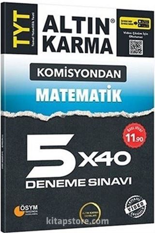 TYT Matematik 5x40 Deneme Sınavı