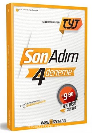 TYT Son Adım 4 Deneme Sınavı Seti