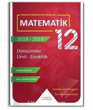 12. Sınıf Dönüşümler Limit Süreklilik