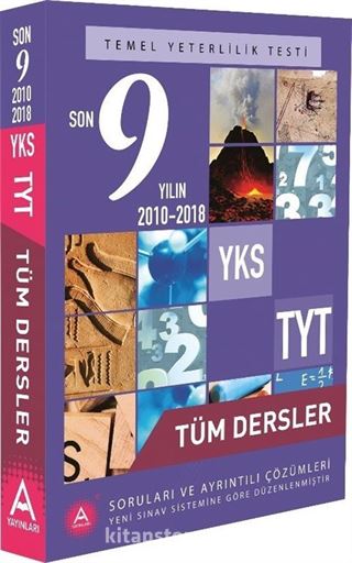 YKS TYT Tüm Dersler Son 9 Yılın Çıkmış Soruları