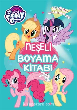 MLP Sevimli Çıkartmalar - Neşeli Boyama Kitabı