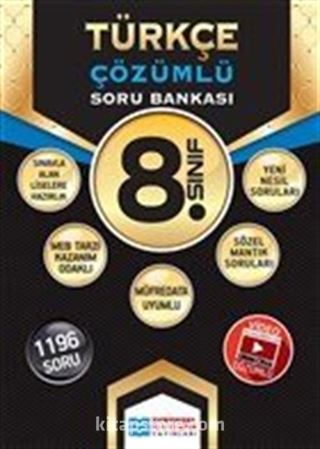 8. Sınıf Türkçe Çözümlü Soru Bankası