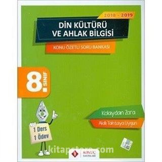 8. Sınıf Din Kültürü ve Ahlak Bilgisi Konu Özetli Soru Bankası Seti