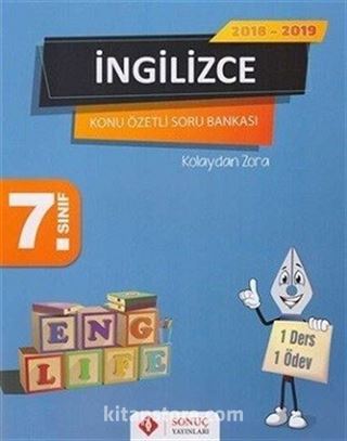 7. Sınıf İngilizce Konu Özetli Soru Bankası Seti