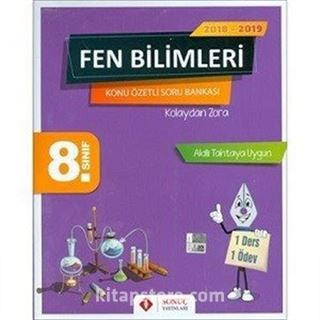 8. Sınıf Fen Bilimleri Konu Özetli Soru Bankası Seti