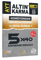 AYT Türk Dili ve Edebiyatı ve Sosyal Bilimler 1 5x40 Deneme Sınavı